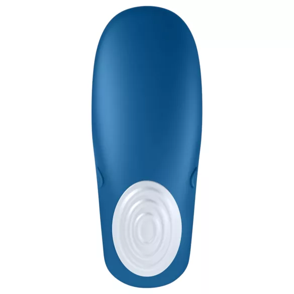 Satisfyer Double Whale - wibrator dla par z 2 silnikami - niebieski