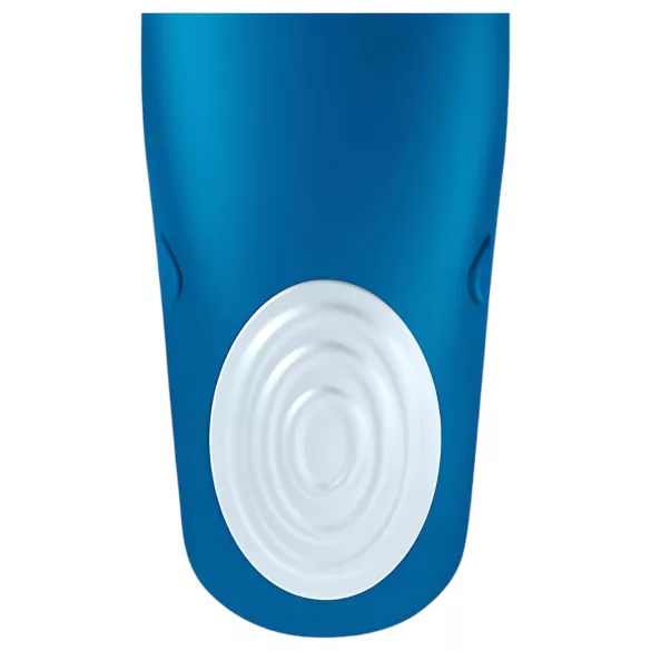 Satisfyer Double Whale - wibrator dla par z 2 silnikami - niebieski