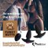 FEELZTOYS Funkybutts - zestaw z akumulatorowym wibratorem analnym (czarny)