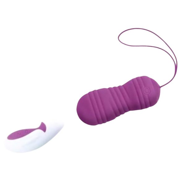 FEELZTOYS Foxy - wodoodporne wibrujące jajko (fioletowe)