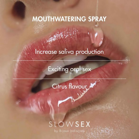 Slow Sex - spray do seksu oralnego - stymulujący ślinę - 13ml