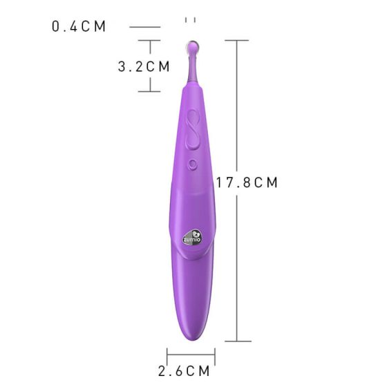 Zumio Soft - bezprzewodowy wibrator łechtaczkowy (fioletowy)