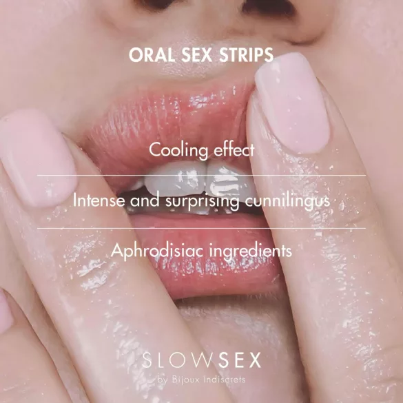 Slow Sex - jadalne płatki do seksu oralnego - mięta 7 sztuk