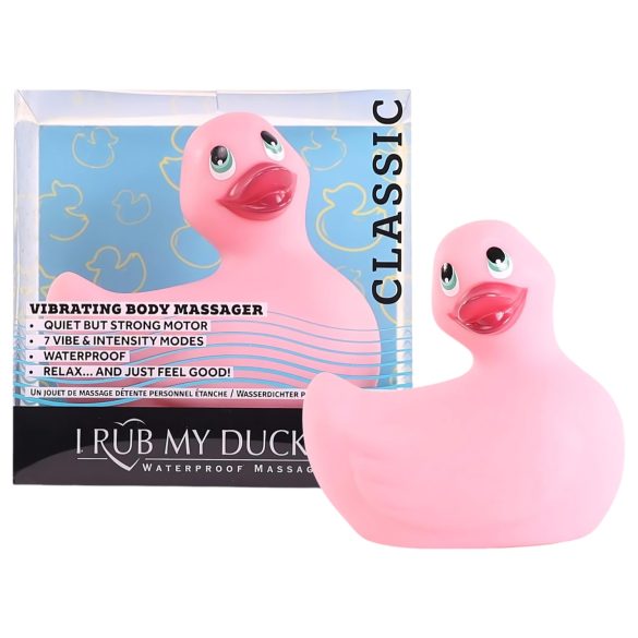 My Duckie 2.0 - wodoodporny masażer łechtaczki (różowy)