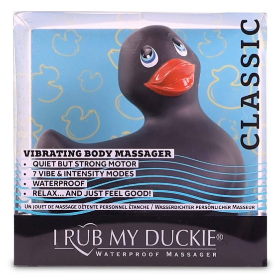 My Duckie Classic 2.0 - wodoodporny wibrator łechtaczkowy w kształcie kaczki (czarny)