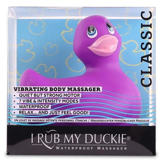 My Duckie Classic 2.0 - wodoodporny wibrator łechtaczkowy w kształcie kaczuszki (fioletowy)