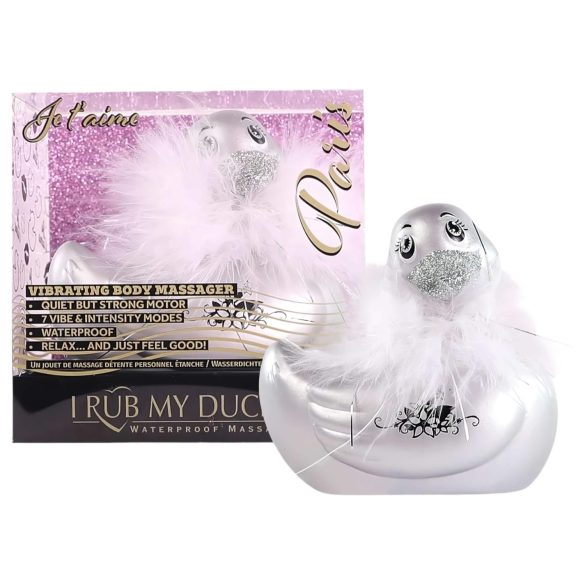 My Duckie Paris 2.0 - srebrny wibrator łechtaczki