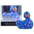 My Duckie Romance 2.0 - wodoodporny wibrator łechtaczkowy (niebiesko-różowy)