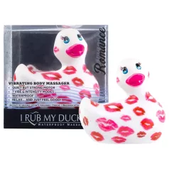   My Duckie Romance 2.0 - wodoszczelny wibrator łechtaczki - biało-różowy