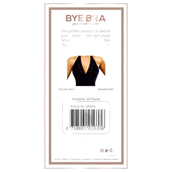 Bye Bra - taśma dwustronna do ubrań - opakowanie 20 sztuk