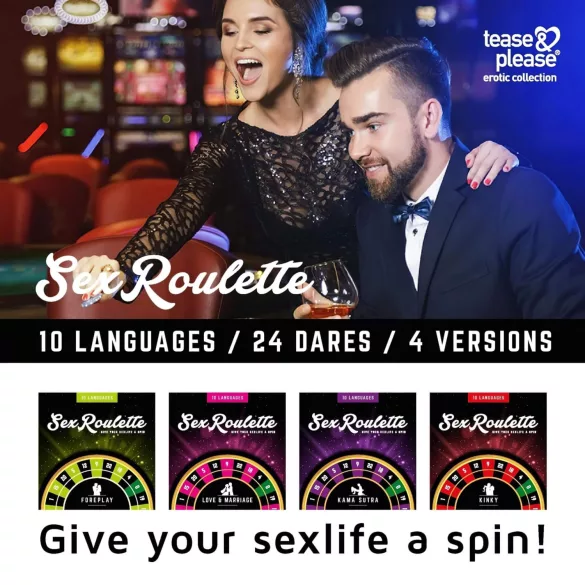 Sex Roulette Kinky - gra erotyczna dla par - 10 języków