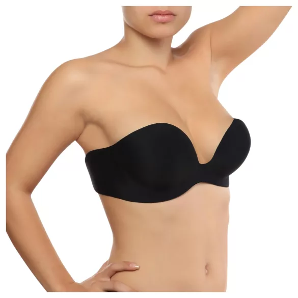 Bye Bra - biustonosz push-up samoprzylepny - czarny