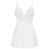 Obsessive 810-BAB-2 - koronkowa babydoll i stringi (biały)
