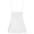 Obsessive - babydoll koronkowy i stringi - biały