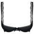Obsessive Miamor - koronkowy biustonosz push-up (czarny) - L/XL