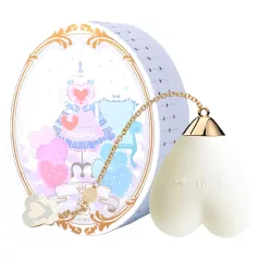   ZALO Baby Heart - inteligentny wodoodporny wibrator łechtaczki (biały)