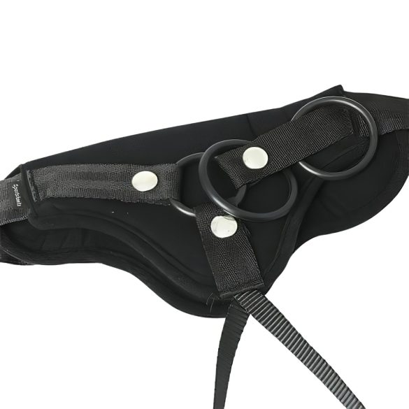 Sportsheets Plus Size - pasy do strap-on (czarne)