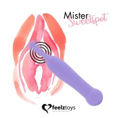   FEELZTOYS Mister Sweetspot - ładowalny, wodoodporny wibrator łechtaczkowy (fioletowy)