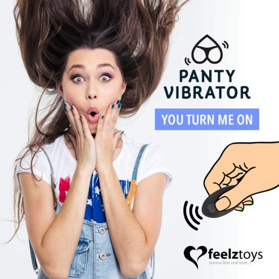 FEELZTOYS Panty - radiowy wibrator łechtaczkowy z możliwością ładowania (fioletowy)