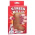 Stress Willie - piłka antystresowa - penis (naturalny)