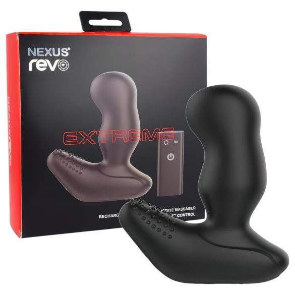 Nexus Revo Extreme - obrotowy wibrator prostaty z pilotem (czarny)