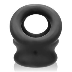 OXBALLS Tri-Squeeze - pierścień na penisa (czarny)