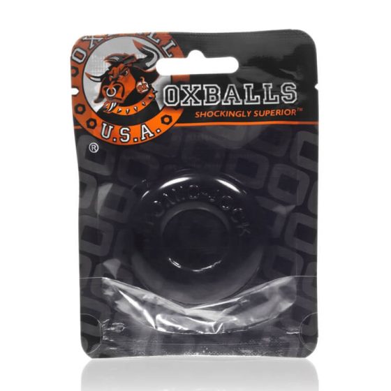 OXBALLS Donut 2 - wyjątkowo mocny pierścień na penisa (czarny)