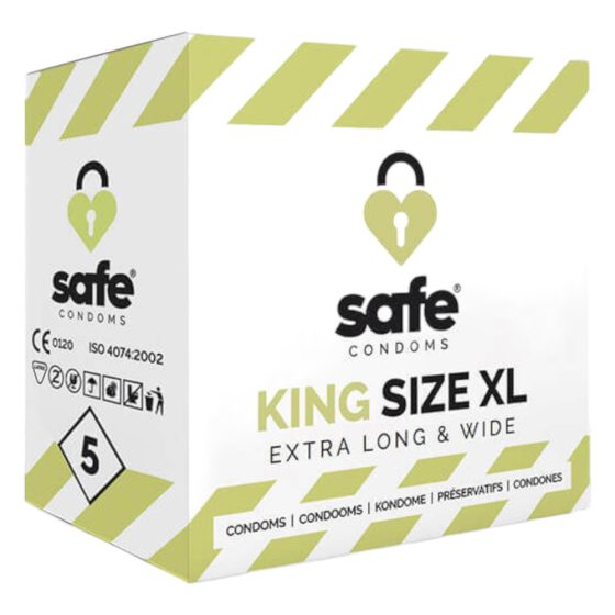 SAFE King Size XL - bardzo duże prezerwatywy (5 sztuk)