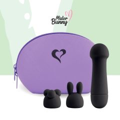   FEELZTOYS Mister Bunny - mini zestaw wibratorów do masażu (czarny)
