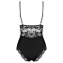 Obsessive - koronkowe body - czarne - XXL