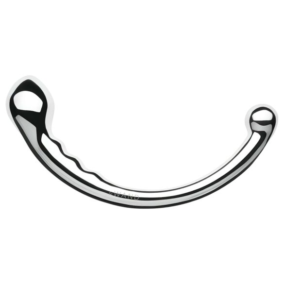 Le Wand - dildo dwustronne - stal nierdzewna - srebrny