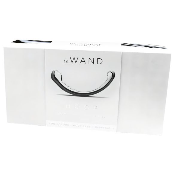 Le Wand - dildo dwustronne - stal nierdzewna - srebrny