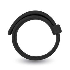   Velv'Or Jason - regulowany silikonowy pierścień na penisa (czarny)