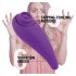 FEELZTOYS Femmegasm - akumulatorowy 2w1 wibrator łechtaczkowy (fioletowy)
