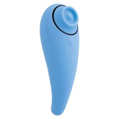   FEELZTOYS Femmegasm - ładowalny, wodoodporny wibrator dopochwowy i łechtaczkowy (niebieski)