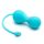 LOVELIFE BY OHMIBOD - KRUSH - inteligentne, akumulatorowe kulki gejszy (turkusowe)