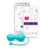 LOVELIFE BY OHMIBOD - KRUSH - inteligentne, akumulatorowe kulki gejszy (turkusowe)