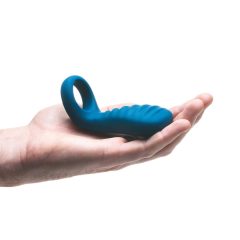   OHMIBOD Bluemotion Nex 3 - inteligentny wibrujący pierścień na penisa z możliwością ładowania (niebieski)