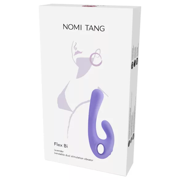 Nomi Tang - wibrator z ramieniem do łechtaczki - akumulatorowy - fioletowy