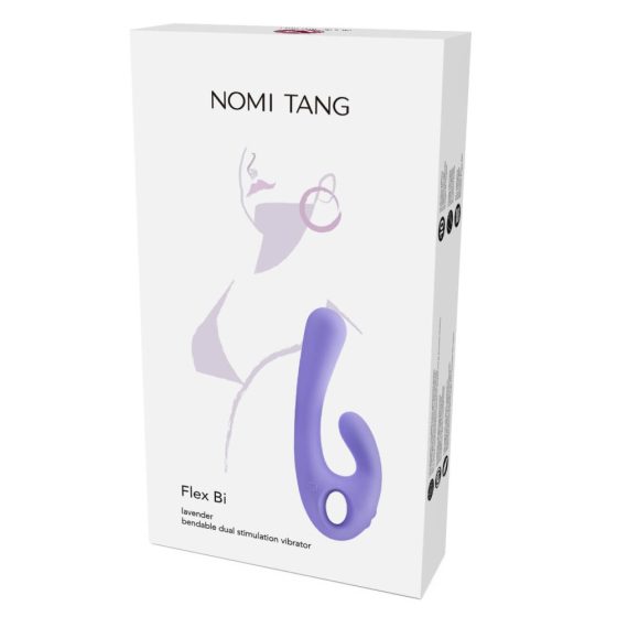 Nomi Tang Flex Bi - bezprzewodowy wibrator z różdżką (fioletowy)