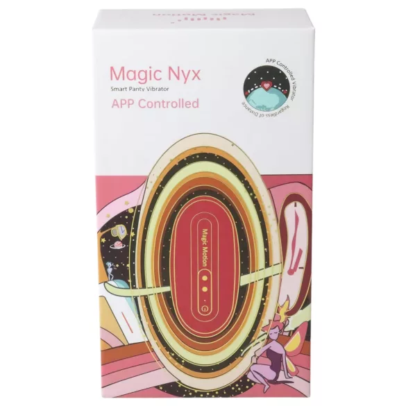 Magic Motion Nyx - wibrujący stymulator łechtaczki wodoodporny - koralowy