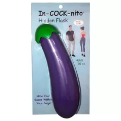 In-cock-nito - butelka w kształcie bakłażana - fioletowa