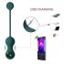 Magic Motion Crystal Duo - inteligentny zestaw kulek gejszy - (zielony)