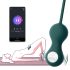 Magic Motion Crystal Duo - inteligentny zestaw kulek gejszy - (zielony)