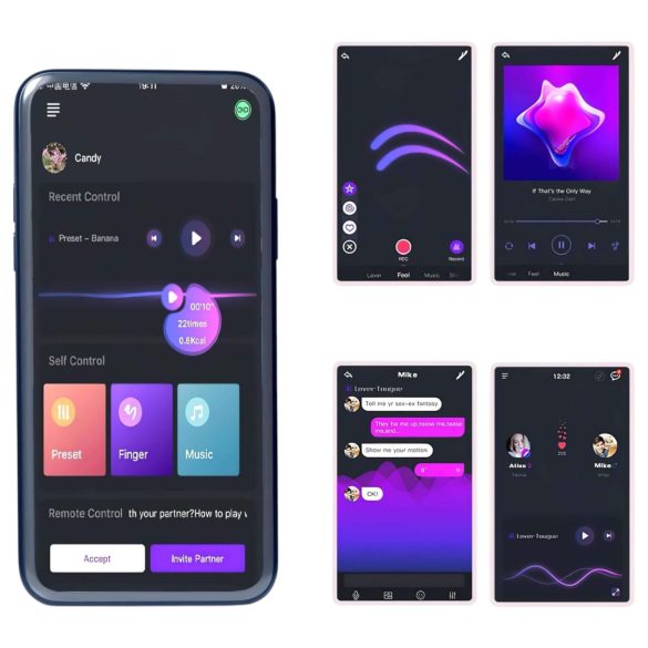 Magic Motion Rise - pierścień na penisa wibrujący akumulatorowy czarny