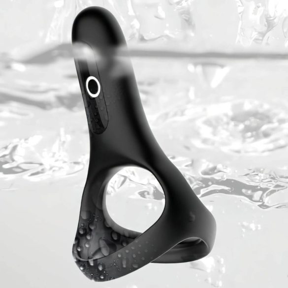 Magic Motion Rise - pierścień na penisa wibrujący akumulatorowy czarny