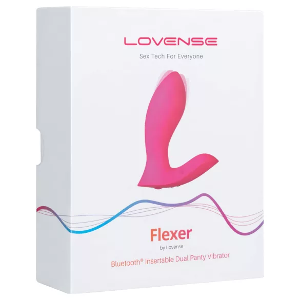 LOVENSE Flexer Panty - wibrujące majtki 2w1 na akumulator (różowe)