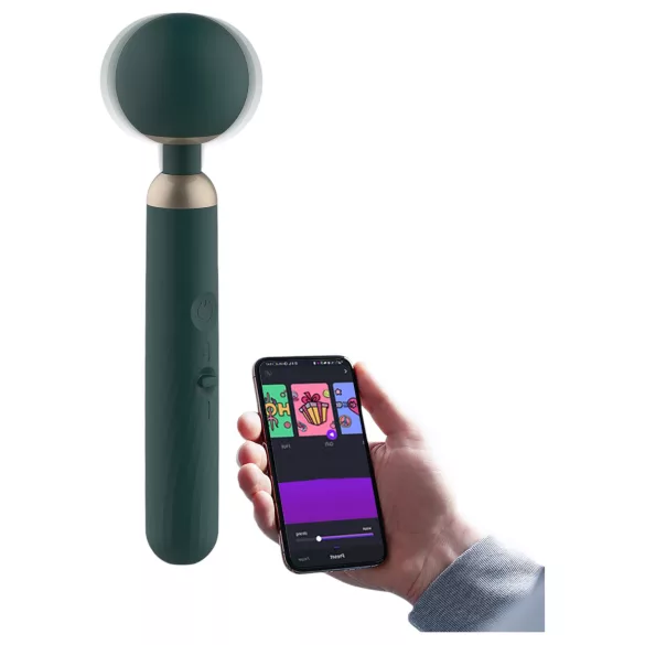 Magic Motion Zenith - wibrator masujący sterowany aplikacją (zielony)