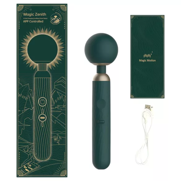 Magic Motion Zenith - wibrator masujący sterowany aplikacją (zielony)
