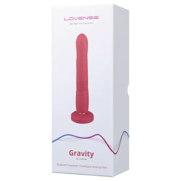 LOVENSE Gravity - wibrujący pchający wibrator akumulatorowy (czerwony)